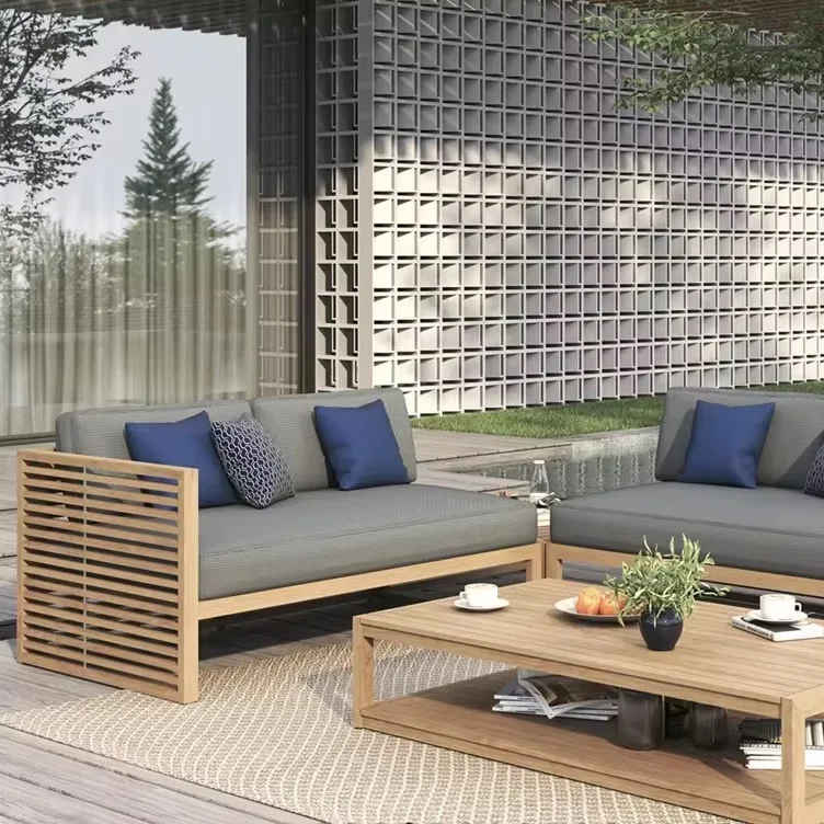 Factory Hot Selling Modern Design Solid Wood Wicker Sofa Set for Villa Courtyard Hotel Garden Park Outdoor Furniture
Factory Hot Selling Modern Design Solid Wood Wicker Sofa Set for Villa Courtyard Hotel Garden Park Outdoor Furniture