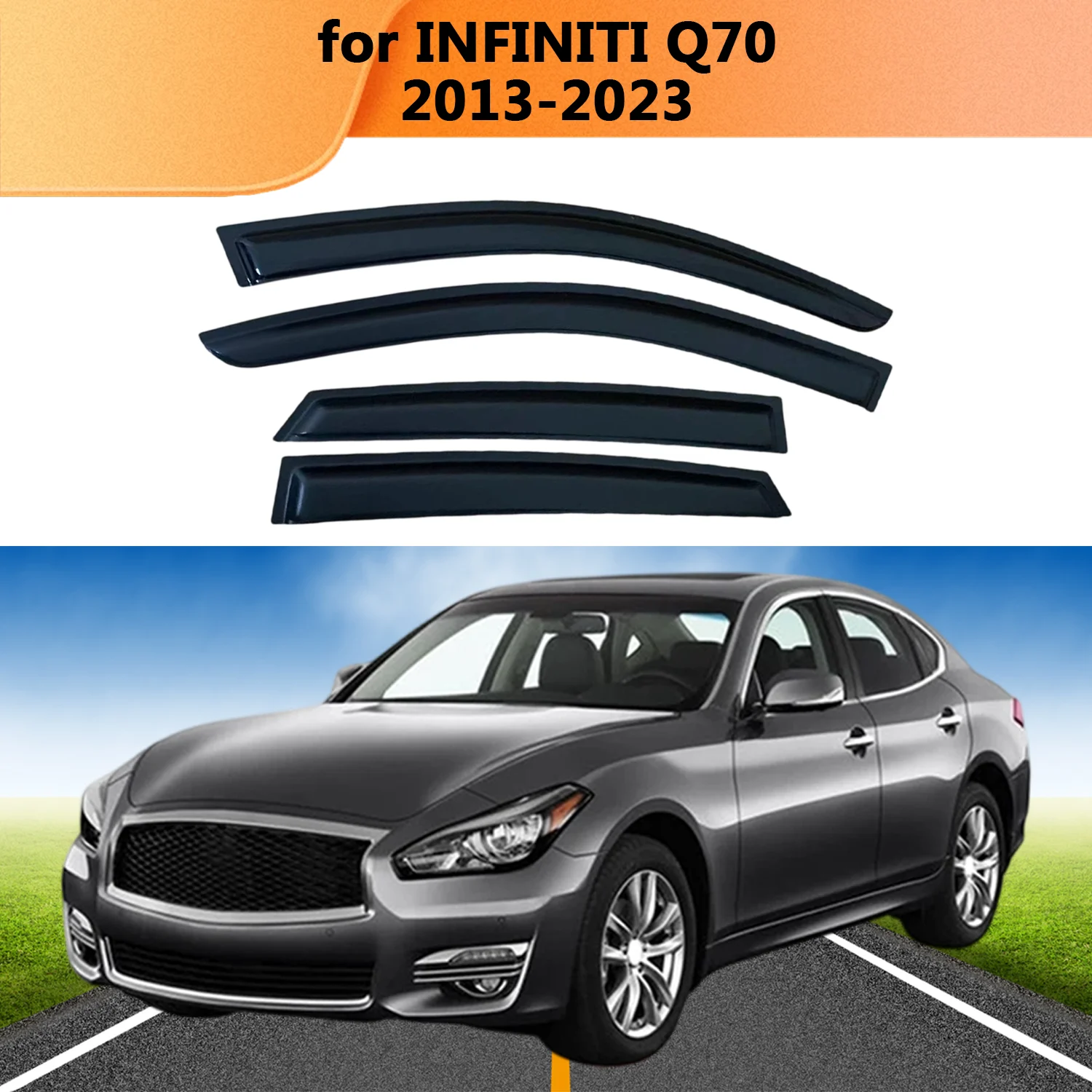 Для INFINITI Q70 2013-2023: Ветровики на боковые окна, дефлекторы, защита от дождя, внешние монтажные элементы
Для INFINITI Q70 2013-2023: Ветровики на боковые окна, дефлекторы, защита от дождя, внешние монтажные элементы