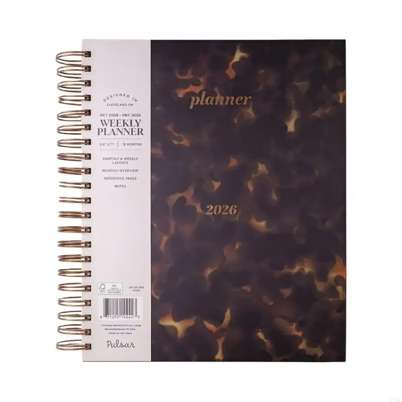 2026 Twin Coil Binding Weekly Planner 15 Month From Oct.2025-Dec.2026 Hardcover Academic Planner For Daily Scheduling K1KF
2026 Twin Coil Binding Weekly Planner 15 Month From Oct.2025-Dec.2026 Hardcover Academic Planner For Daily Scheduling K1KF