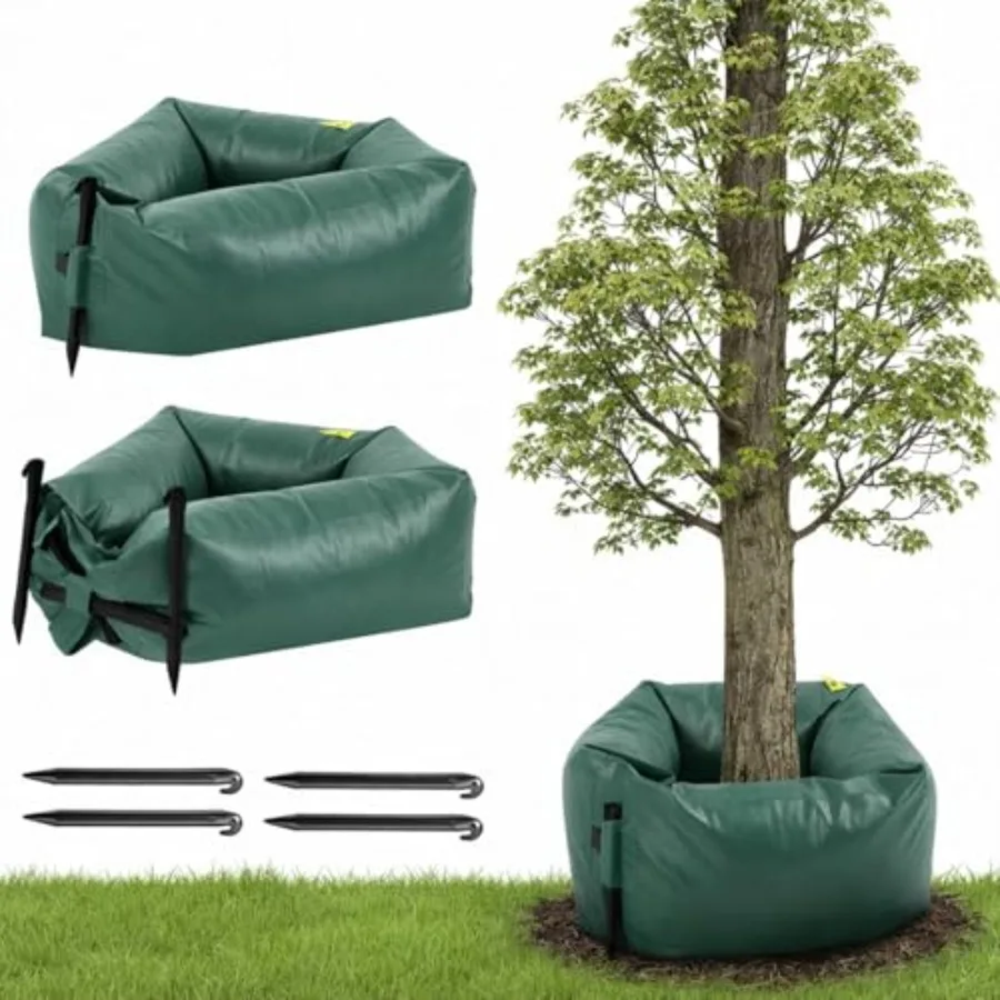 2 Pcs 15 Gallon Adjustable Diameter Tree Ring Watering Bag PE Slow Release Watering Bags Drip Irrigation Water Pouch Automatic
2 Pcs 15 Gallon Adjustable Diameter Tree Ring Watering Bag PE Slow Release Watering Bags Drip Irrigation Water Pouch Automatic
