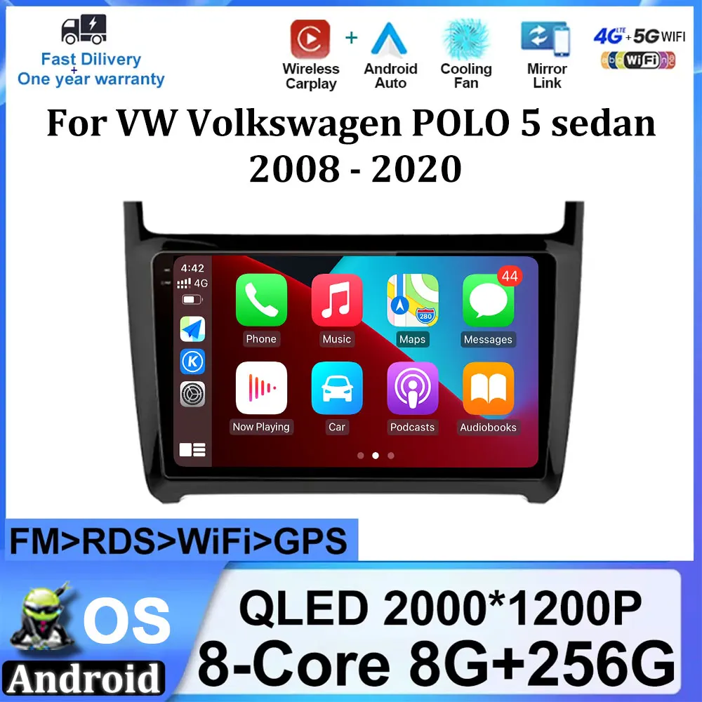 9 inch Android OS for VW Volkswagen POLO 5 sedan 2008 - 2020 Car Radio Multimedia Video GPS Navigation WiFi BT Wireless Carplay
9 inch Android OS for VW Volkswagen POLO 5 sedan 2008 - 2020 Car Radio Multimedia Video GPS Navigation WiFi BT Wireless Carplay