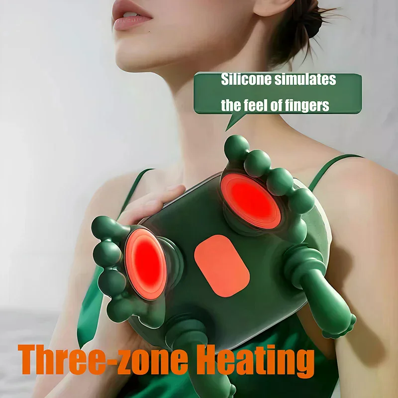 Neck Massager With Real Hand Simulation Wireless Portable Neck And Back Massager 4D Kneading Massage Design For Pain Relief
Neck Massager With Real Hand Simulation Wireless Portable Neck And Back Massager 4D Kneading Massage Design For Pain Relief