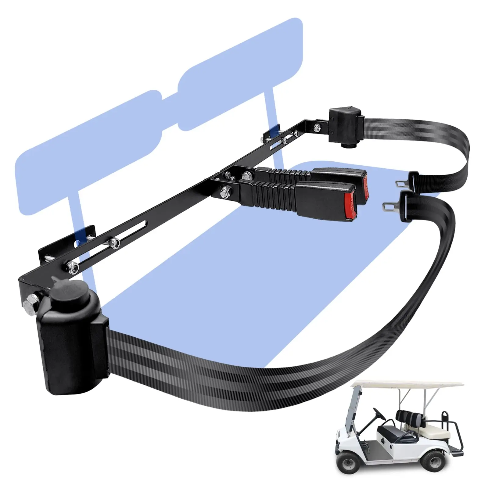 Universal Retractable Seat Belt Mounting Kit For Golf Carts And Utility Vehicles
Universal Retractable Seat Belt Mounting Kit For Golf Carts And Utility Vehicles