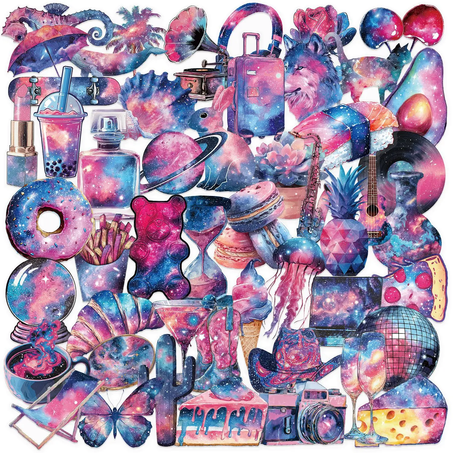 10/30/50PCS cartoon starry sky item waterproof PET stickers for Water Cup Phone Computer Notebook Stationery Luggage
10/30/50PCS cartoon starry sky item waterproof PET stickers for Water Cup Phone Computer Notebook Stationery Luggage 