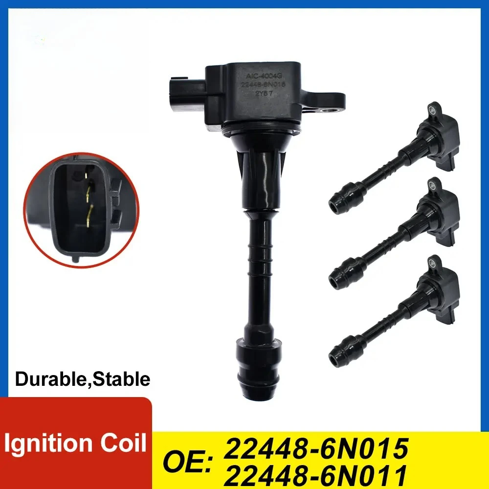 1/4PCS Ignition Coil 22448-6N015 22448-6N011 For Nissan Sentra Almera Primera 2001-2006 1.8L 2.5L L4 Auto Parts Accessory
1/4PCS Ignition Coil 22448-6N015 22448-6N011 For Nissan Sentra Almera Primera 2001-2006 1.8L 2.5L L4 Auto Parts Accessory