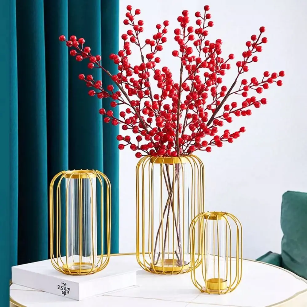 Simple Handicraft Geometric Flower Vase Metal Frame Fashionable Iron Hydroponic Vase Unique Nordic Plant Holder Living Roon
Simple Handicraft Geometric Flower Vase Metal Frame Fashionable Iron Hydroponic Vase Unique Nordic Plant Holder Living Roon