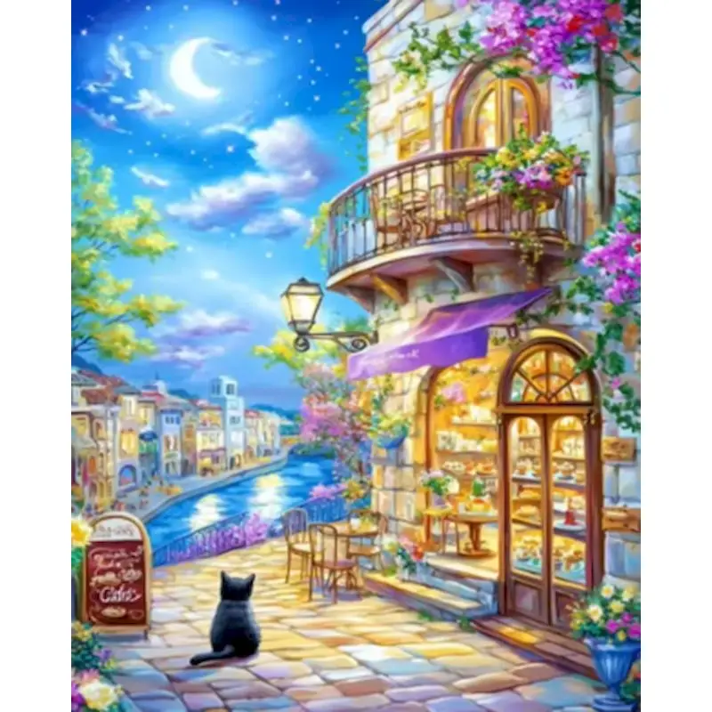 GATYZTORY Painting By Number Cat Animal Kits For Adults Handpainted DIY Coloring By Number Street Scenery On Canvas Home Decor
GATYZTORY Painting By Number Cat Animal Kits For Adults Handpainted DIY Coloring By Number Street Scenery On Canvas Home Decor