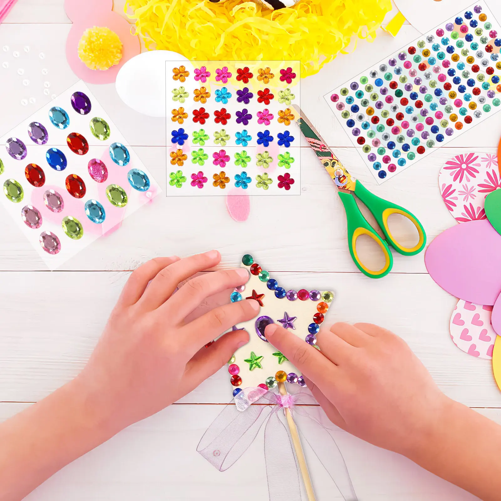 1Set Fairy Wand Kit Stars Princess Wands Unfinished Wood Crafts for Kids DIY Party Favors Creative Handcraft Coloring Painting
1Set Fairy Wand Kit Stars Princess Wands Unfinished Wood Crafts for Kids DIY Party Favors Creative Handcraft Coloring Painting