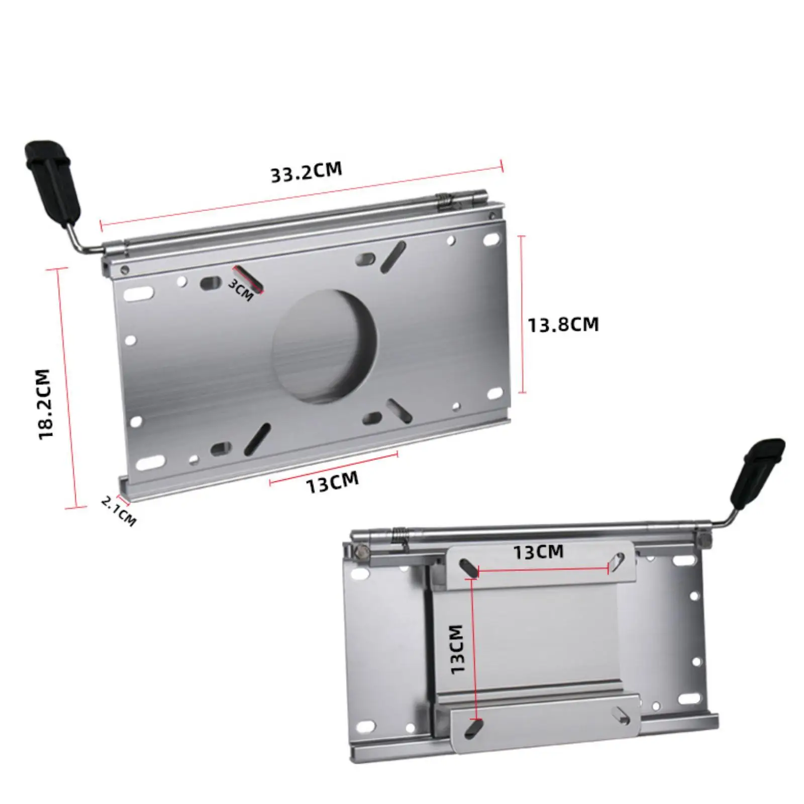 Boat Seat Mount Plate Heavy Duty Aluminum Alloy Marine Bracket Replacement Hardware for Watercraft
Boat Seat Mount Plate Heavy Duty Aluminum Alloy Marine Bracket Replacement Hardware for Watercraft