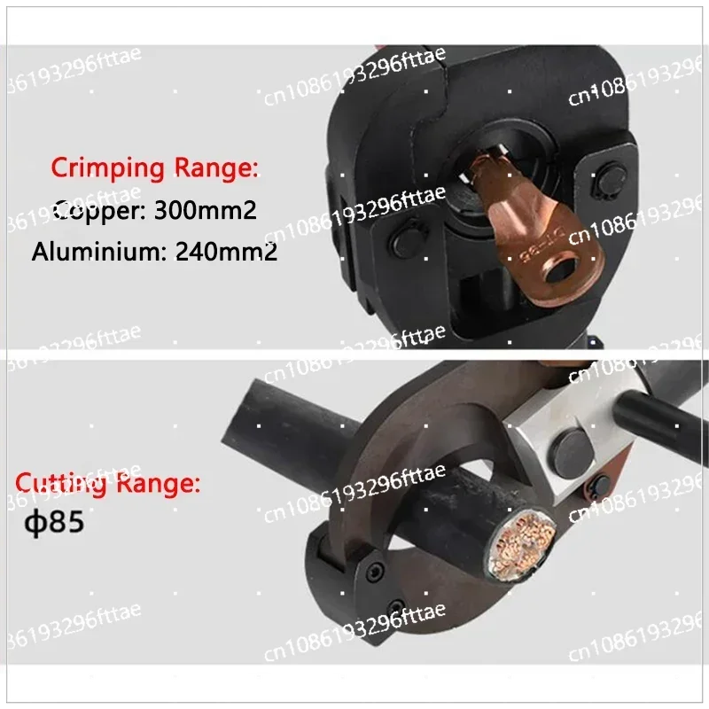 Electric Cable Cutter, Portable Rechargeable Hydraulic Terminals Crimping Pliers, Lithium-battery Punching Machine 
Electric Cable Cutter, Portable Rechargeable Hydraulic Terminals Crimping Pliers, Lithium-battery Punching Machine