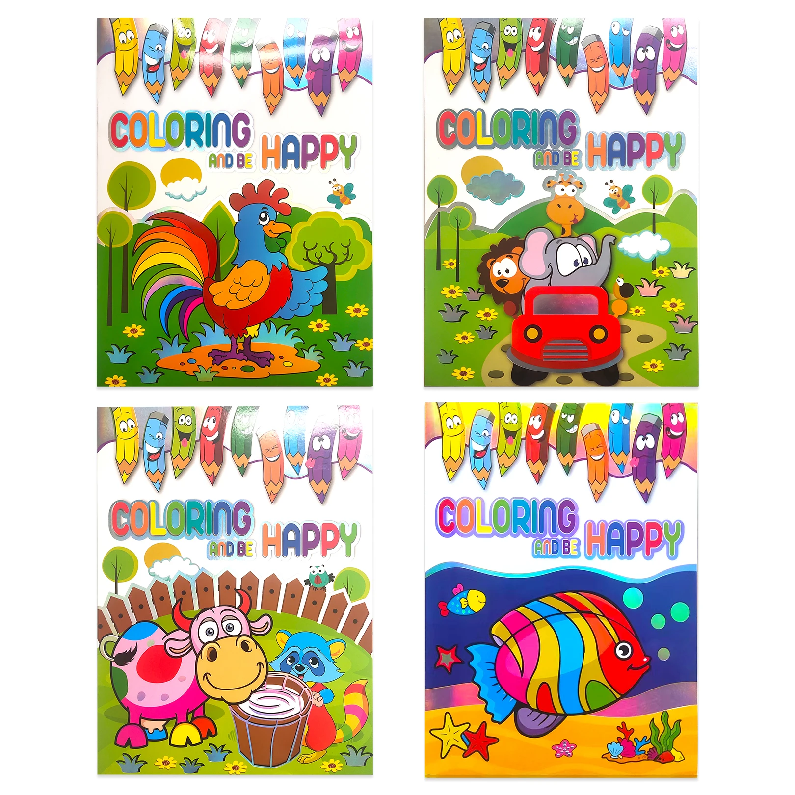 Four children's drawing learning board books with different styles of drawing and visual stimulation for children. The rounded c
Four children's drawing learning board books with different styles of drawing and visual stimulation for children. The rounded c