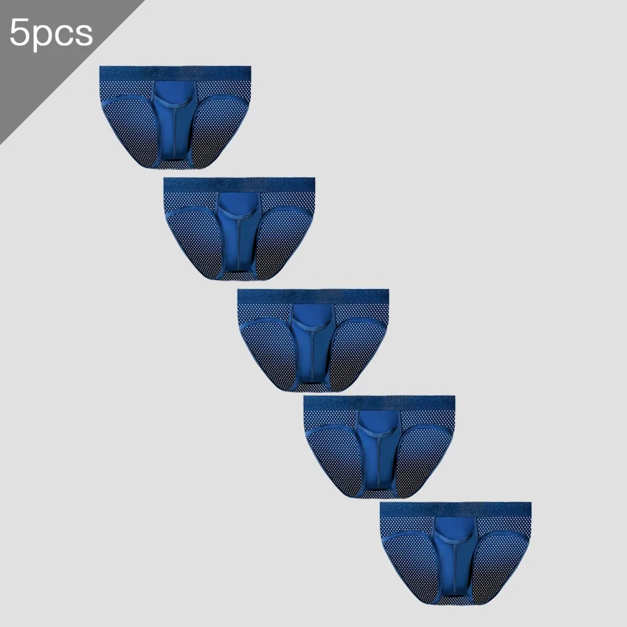 5PCS Bullet-Type Separated Underwear for Men, Sexy U-Convex Briefs, Vein Ice Silk Scrotum Support Spermatic Cord Shorts
5PCS Bullet-Type Separated Underwear for Men, Sexy U-Convex Briefs, Vein Ice Silk Scrotum Support Spermatic Cord Shorts