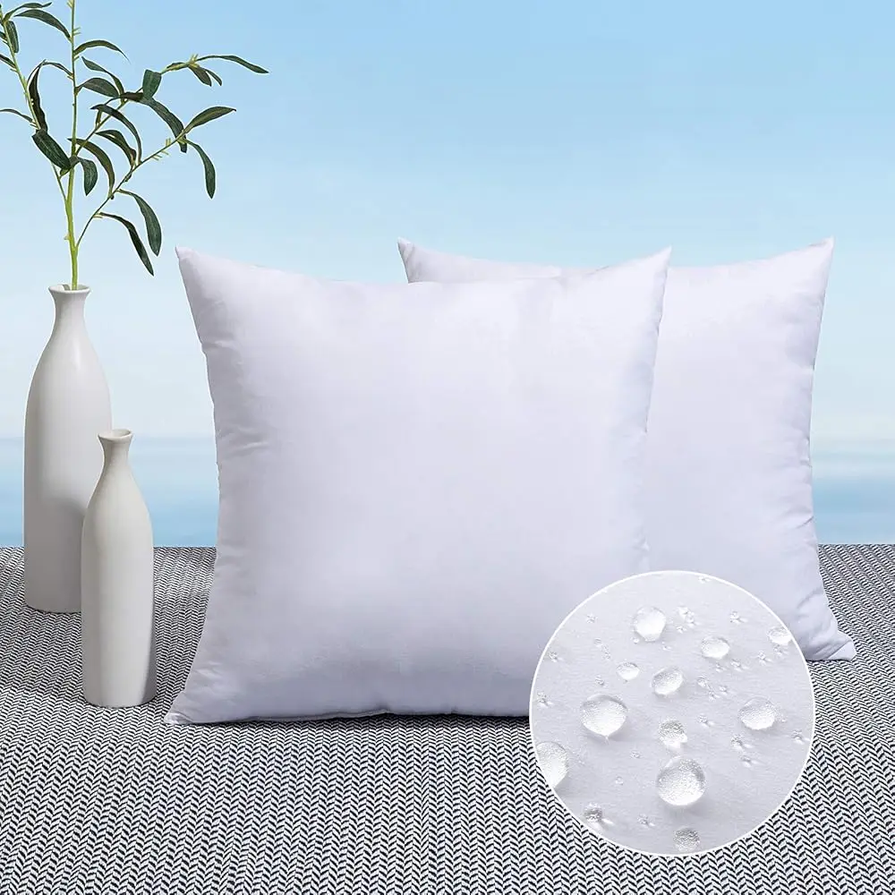 Pa Of 2 16X16 Outdoor Pillow Inserts, Outdoor Throw Pillows Water-Resistant Decorative Premium Square Pillow Stuffer Sham For
Pa Of 2 16X16 Outdoor Pillow Inserts, Outdoor Throw Pillows Water-Resistant Decorative Premium Square Pillow Stuffer Sham For