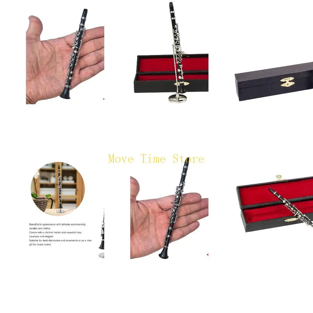 Миниатюрный кларнет 92ME с подставкой и футляром, украшение для стола для коллекций музыкантов, статуэтки, аксессуары для дома
Миниатюрный кларнет 92ME с подставкой и футляром, украшение для стола для коллекций музыкантов, статуэтки, аксессуары для дома