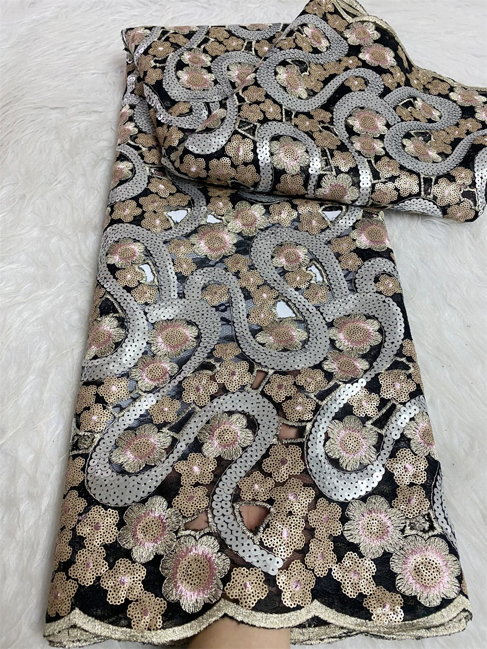Nigerian Tulle Lace Fabric for Sewing, Wedding Dress, Chiffon Party Guipure, High Quality, With Beads Stone, 5Yard, 2024 JH0051
Nigerian Tulle Lace Fabric for Sewing, Wedding Dress, Chiffon Party Guipure, High Quality, With Beads Stone, 5Yard, 2024 JH0051