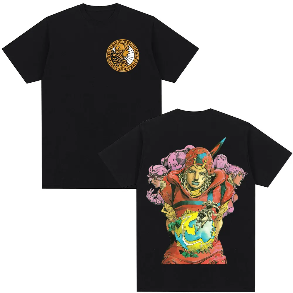 Anime Jojo Bizarre Adventure Johnny Joestar STEEL BALL Run T-shirt 2026 Summer New Men's Casual Fashion Cotton Oversized T-shirt
Anime Jojo Bizarre Adventure Johnny Joestar STEEL BALL Run T-shirt 2026 Summer New Men's Casual Fashion Cotton Oversized T-shirt