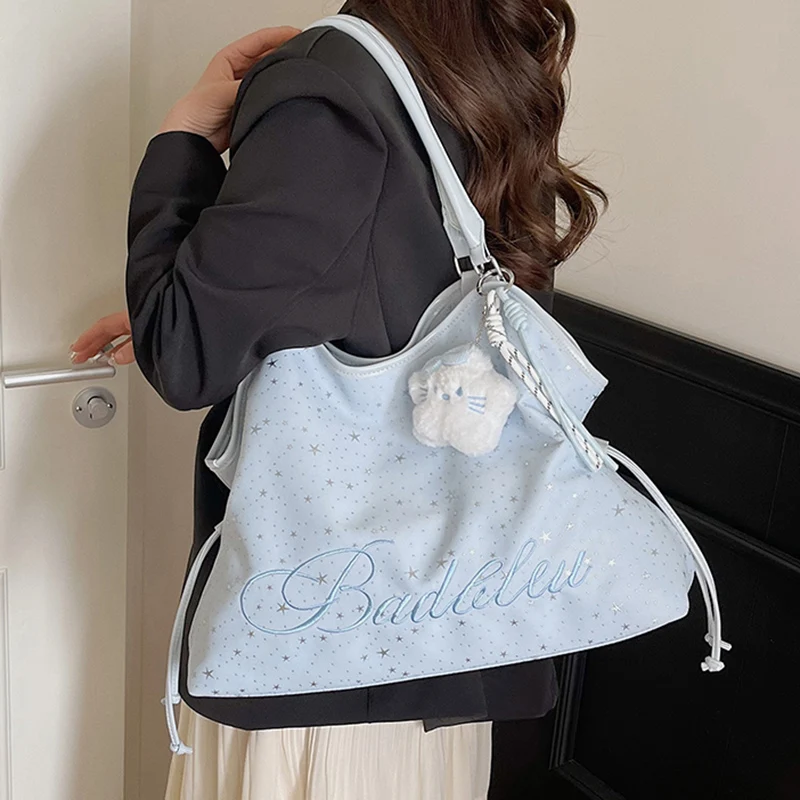 Y2k Fashion Letter Printing Pattern Shoulder Bag for Women 2026 Sweet Girls Vintage Casual Tote Bag Handbags large capacity bag
Y2k Fashion Letter Printing Pattern Shoulder Bag for Women 2026 Sweet Girls Vintage Casual Tote Bag Handbags large capacity bag