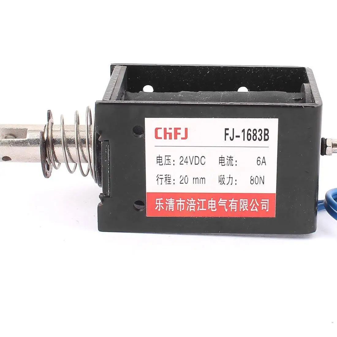 DC Frame Push-pull Electromagnet JF/FJ-1683B DC12V DC24V Stroke 10mm Suction 5KG
DC Frame Push-pull Electromagnet JF/FJ-1683B DC12V DC24V Stroke 10mm Suction 5KG