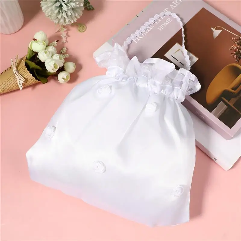 1pc Satin Pearl Rhinestone Wedding Bridal Dolly Bag Handbag Ivory For Wedding Day Essentials And A Lovely Gift Candy Bag
1pc Satin Pearl Rhinestone Wedding Bridal Dolly Bag Handbag Ivory For Wedding Day Essentials And A Lovely Gift Candy Bag