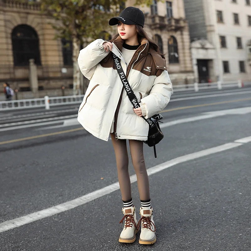 New down jacket for girls' winter clothing, mid size children's women's clothing, stylish
New down jacket for girls' winter clothing, mid size children's women's clothing, stylish