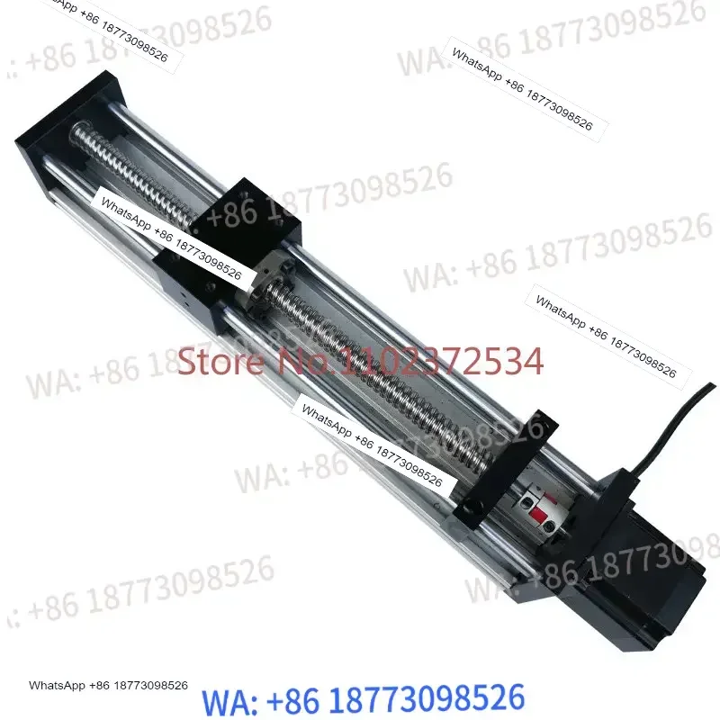 Double optical axis ball screw slide table precision module including 57 step motor manual linear guide cross table
Double optical axis ball screw slide table precision module including 57 step motor manual linear guide cross table