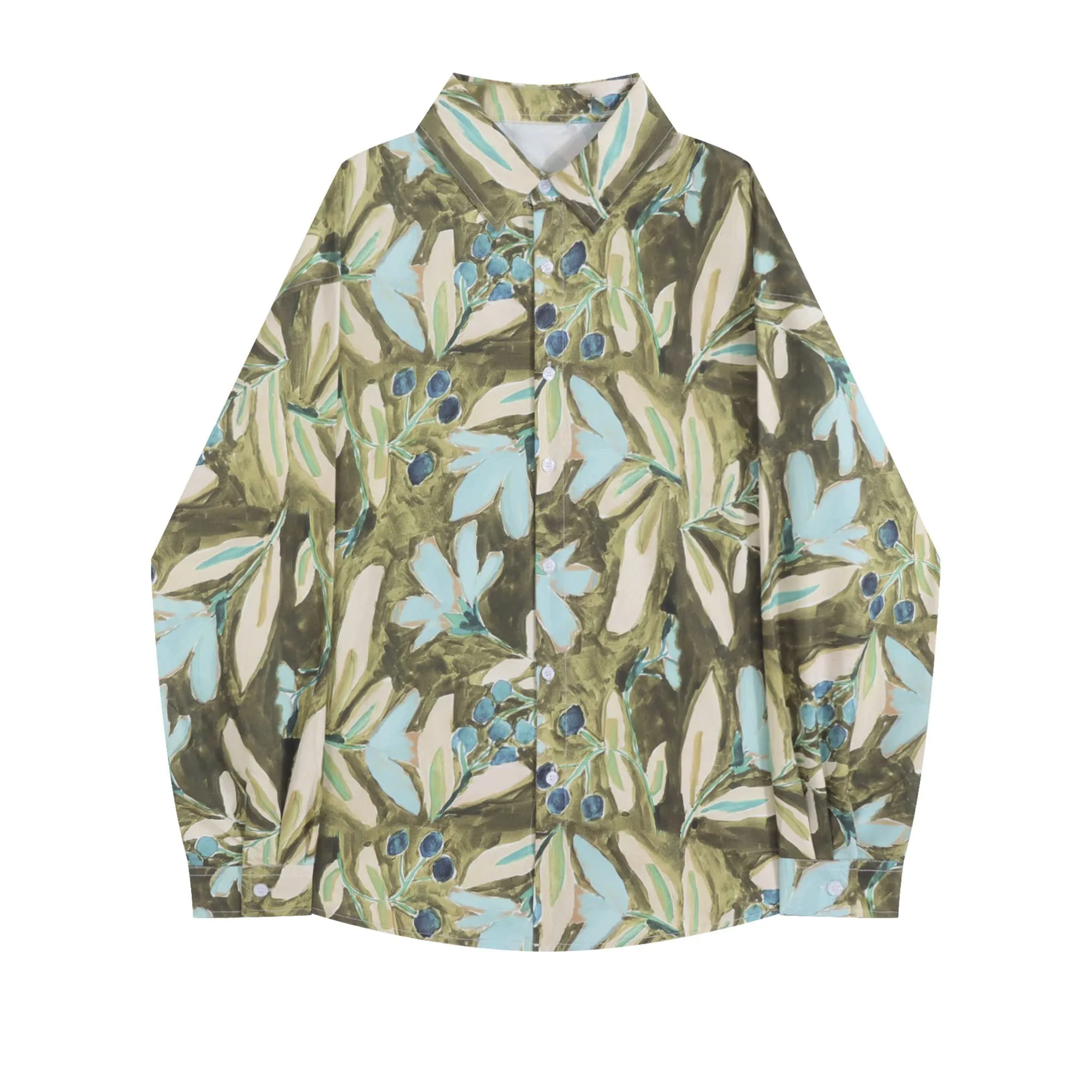 Hawaiian Women Floral Shirt Print Long Sleeved Top Oversized Seaside Holiday Single Breasted Casual Blouse Clothing
Hawaiian Women Floral Shirt Print Long Sleeved Top Oversized Seaside Holiday Single Breasted Casual Blouse Clothing