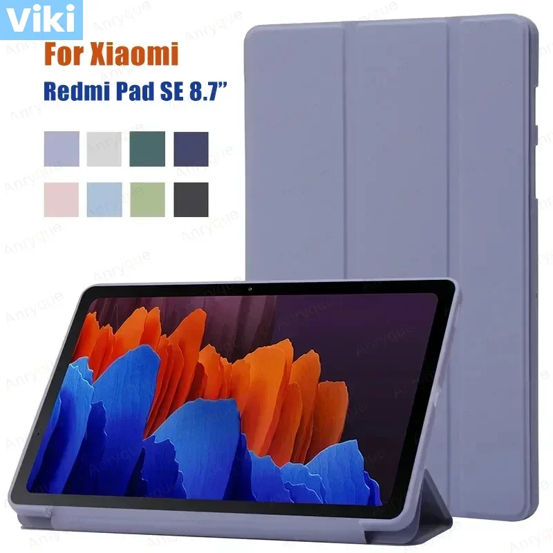For Xiaomi Redmi Pad SE 8.7 Inch Case Trifold PU Leaher Soft Back Stand Tablet Coque Cover For Redmi Pad SE 8 7 4g Case Funda
For Xiaomi Redmi Pad SE 8.7 Inch Case Trifold PU Leaher Soft Back Stand Tablet Coque Cover For Redmi Pad SE 8 7 4g Case Funda