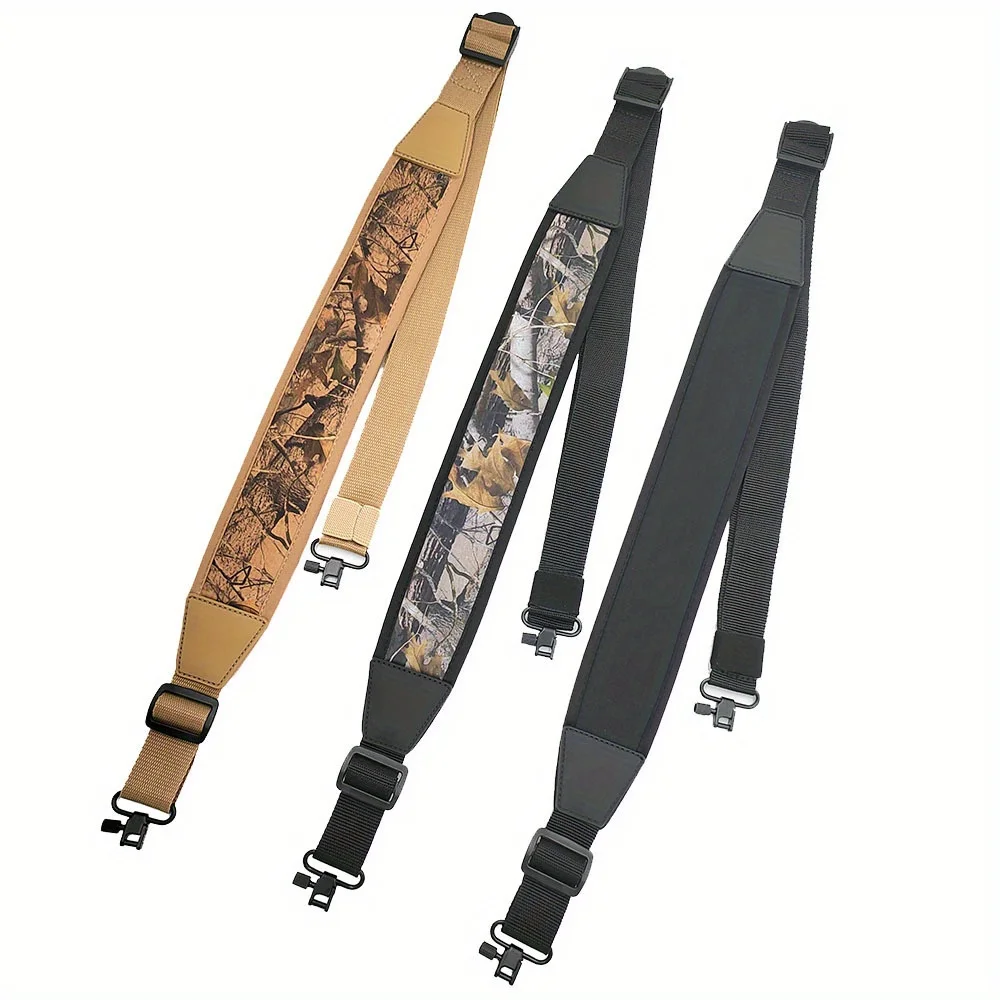Tactical Two-Point Hunting Rifle Sling Comfortable Rubber Pad Adjustable Shoulder Strap Harness for CS Hunting Shooting Sports
Tactical Two-Point Hunting Rifle Sling Comfortable Rubber Pad Adjustable Shoulder Strap Harness for CS Hunting Shooting Sports