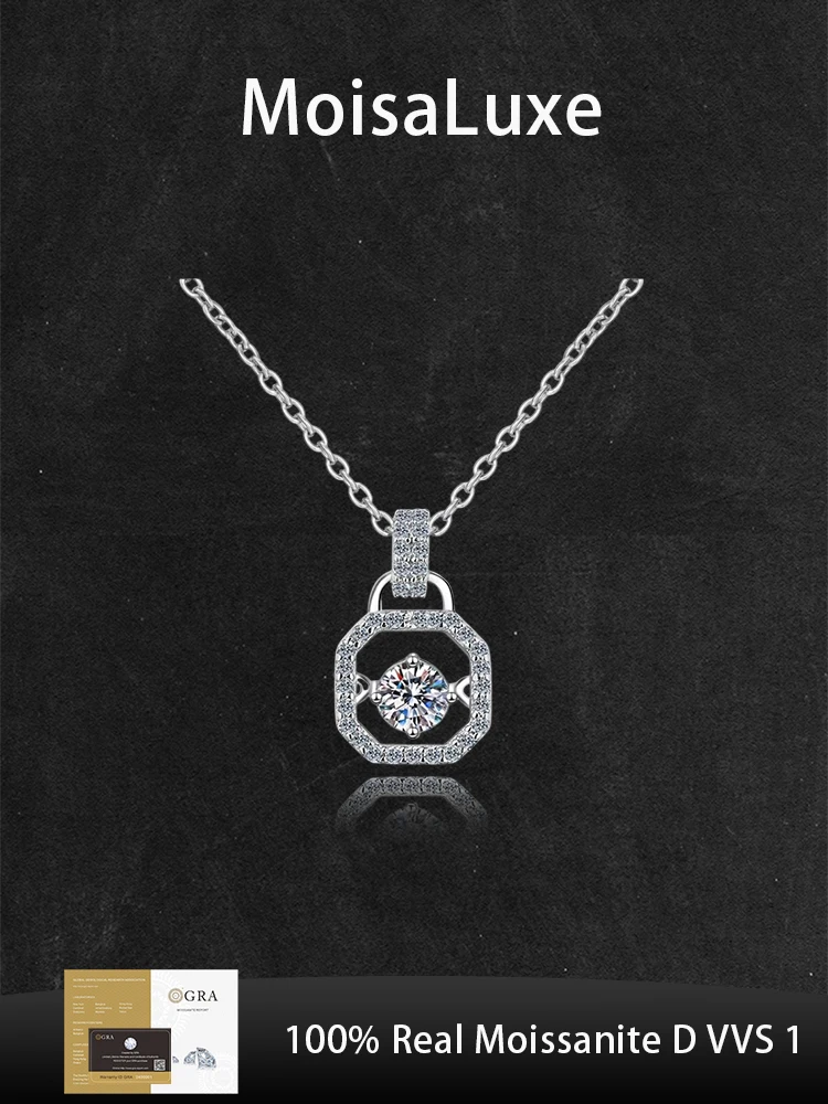 Официальный магазин MoisaLuxe GRA Moissanite Plata, стерлинговое серебро 925, модные ювелирные изделия, цепочка с замком в форме сердца для женщин, ожерелье с подвеской
Официальный магазин MoisaLuxe GRA Moissanite Plata, стерлинговое серебро 925, модные ювелирные изделия, цепочка с замком в форме сердца для женщин, ожерелье с подвеской