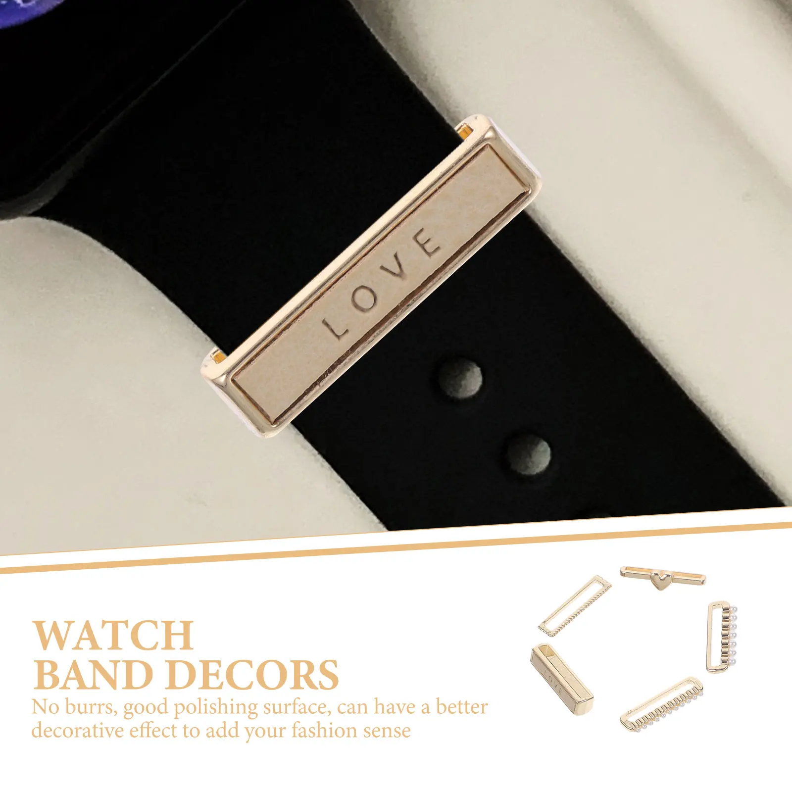 Watch Ring Watchband Ornaments Strap Charm Bracelet Charms Metal Decorative Rings Smart Watches
Watch Ring Watchband Ornaments Strap Charm Bracelet Charms Metal Decorative Rings Smart Watches