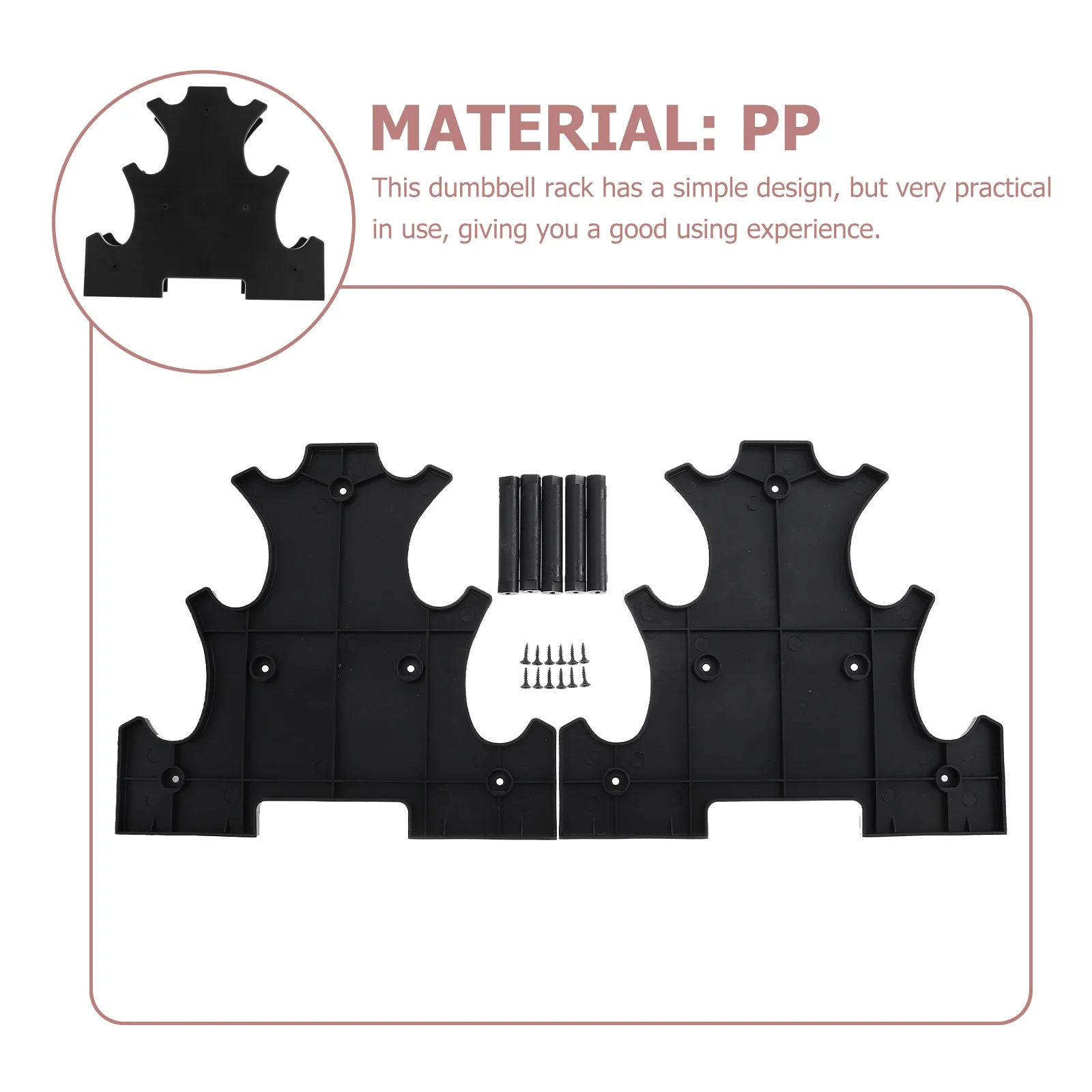 2pcs Plastic Weight Rack Sturdy Fitness Equipment Household Dumbbell Stand Compact Lightweight Three-Tiers Dumbbell Holder
2pcs Plastic Weight Rack Sturdy Fitness Equipment Household Dumbbell Stand Compact Lightweight Three-Tiers Dumbbell Holder