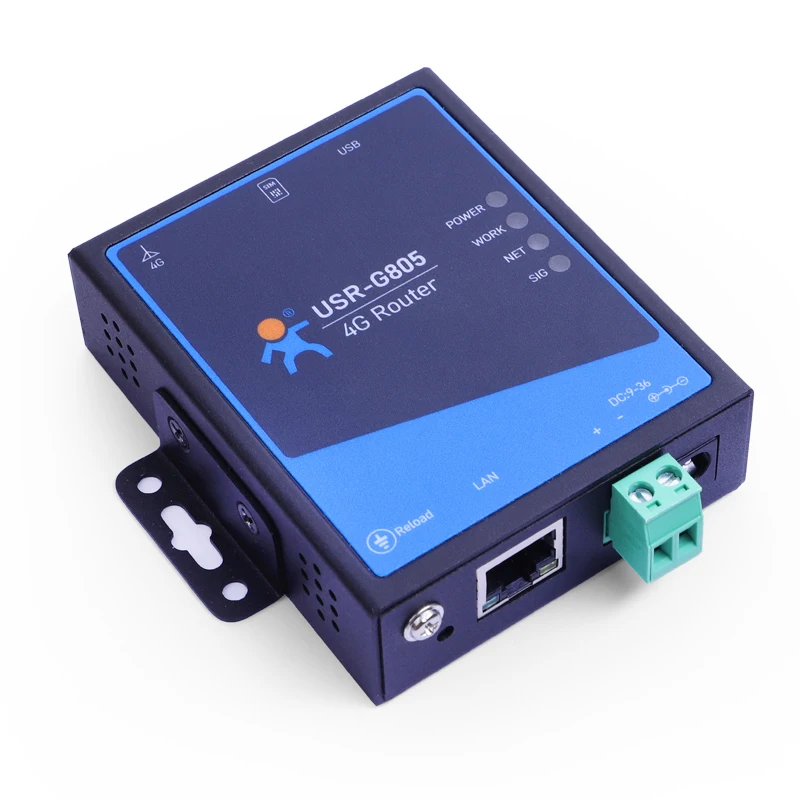 Industrial 4G LTE Cellular 3G Router USR-G805 IoT Device Support L2TP PPTP VPN
Industrial 4G LTE Cellular 3G Router USR-G805 IoT Device Support L2TP PPTP VPN