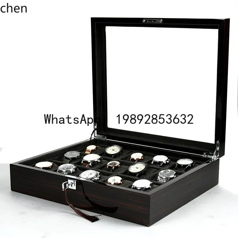 watch box 3-slot, 6-slot, 10-slot wooden watch box, piano-lacquered watch storage box
watch box 3-slot, 6-slot, 10-slot wooden watch box, piano-lacquered watch storage box