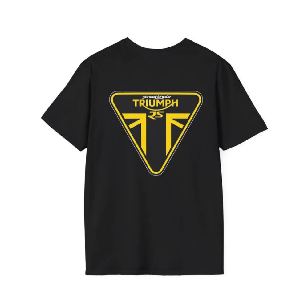 Black Triumphs Street Triple RS Yellow Unisex Soft Style T-Shirt Double-sided Printing Victory Love Short Sleeve
Black Triumphs Street Triple RS Yellow Unisex Soft Style T-Shirt Double-sided Printing Victory Love Short Sleeve