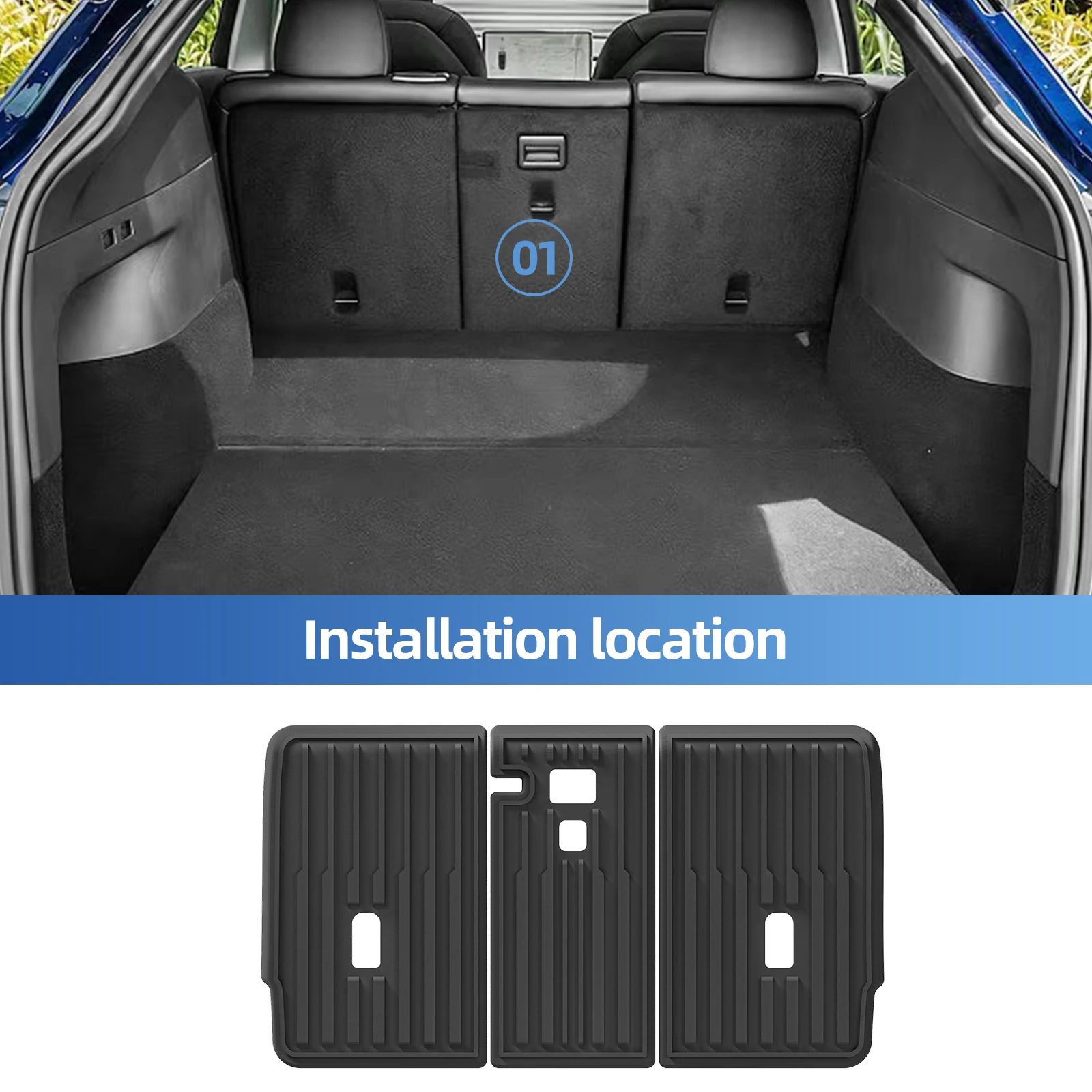 for Tesla Model Y 5seats Juniper 2025 2026 Launch TPE 3D Car Floor Mats Cargo Liner Trunk Mats Backrest Pad Protection Black
for Tesla Model Y 5seats Juniper 2025 2026 Launch TPE 3D Car Floor Mats Cargo Liner Trunk Mats Backrest Pad Protection Black