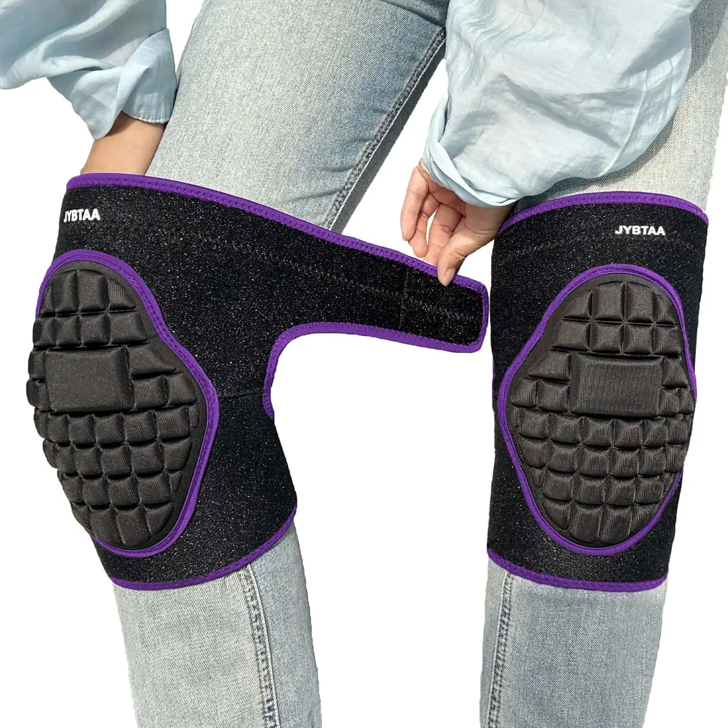 Soft Waterproof Knee Pads for Gardening, Flooring Work, and Mechanics - Purple M (1 Pair)
Soft Waterproof Knee Pads for Gardening, Flooring Work, and Mechanics - Purple M (1 Pair)