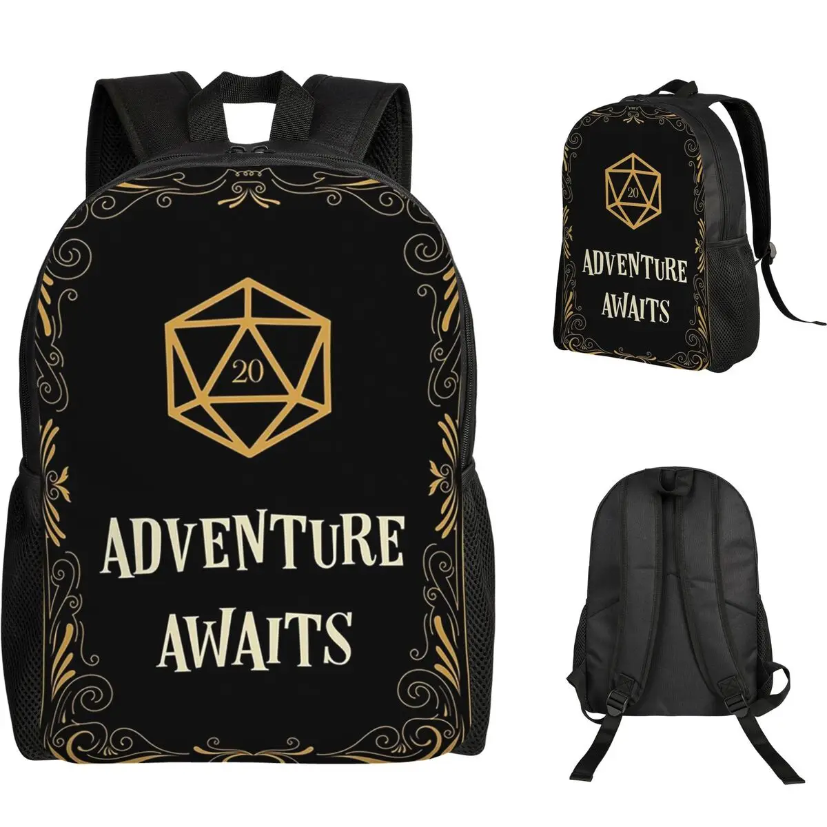 Adventure Awaits D20 Dice Настольный рюкзак для ролевых игр Студенческий рюкзак Школьная сумка Походный дорожный рюкзак для мальчиков и девочек Сумка для книг Сумки на плечо
Adventure Awaits D20 Dice Настольный рюкзак для ролевых игр Студенческий рюкзак Школьная сумка Походный дорожный рюкзак для мальчиков и девочек Сумка для книг Сумки на плечо