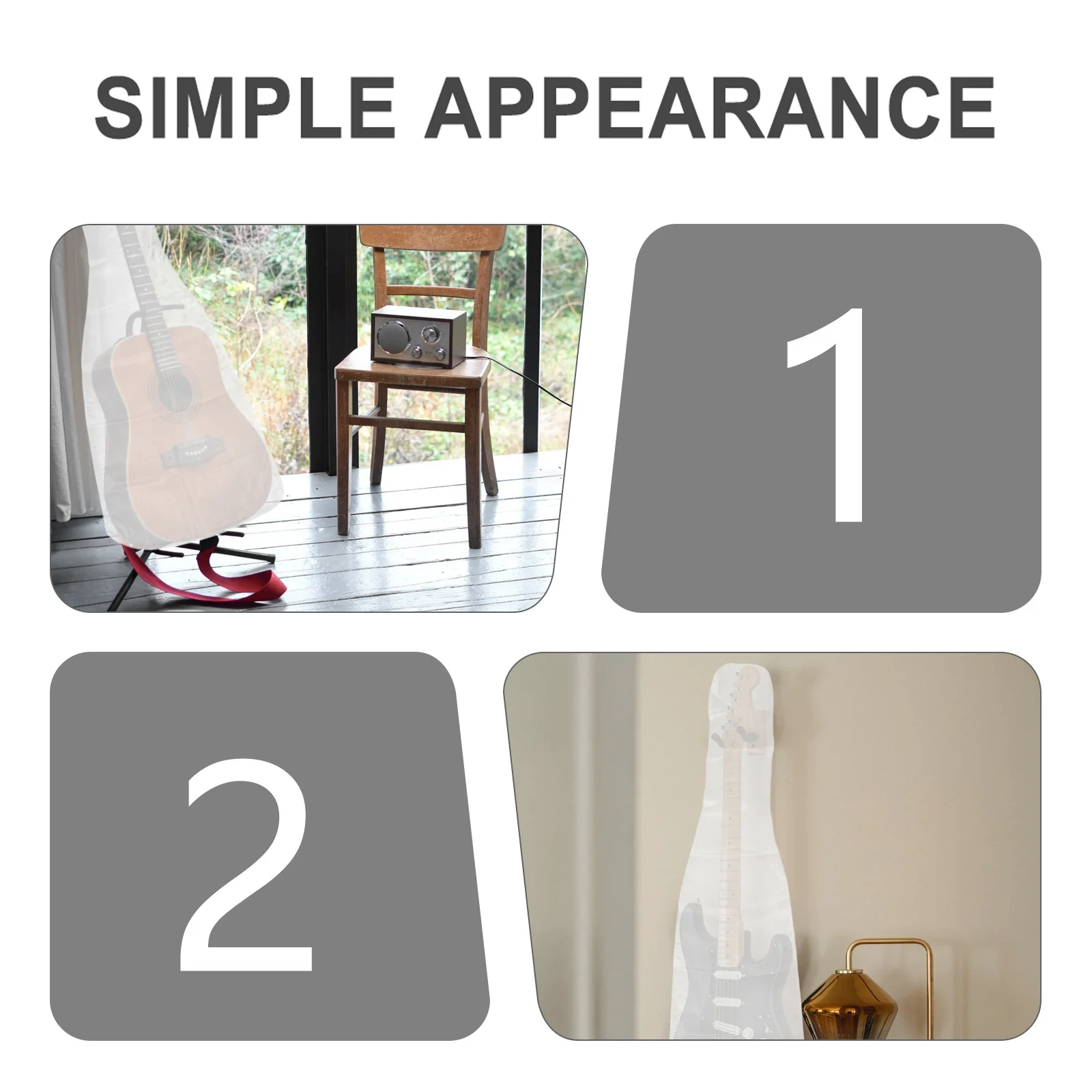 Bass Guitar Protective Cover Frosted Transparent Waterproof Dustproof Plastic Instrument Cover Waterproof Guitar Protector
Bass Guitar Protective Cover Frosted Transparent Waterproof Dustproof Plastic Instrument Cover Waterproof Guitar Protector