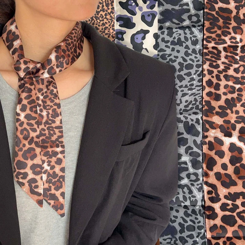 Y2K Smooth Leopard Print Scarf Women Spring Summer Autumn Neckerchief Outdoor Traveling Multiple Colors Breathable Scarves Woman
Y2K Smooth Leopard Print Scarf Women Spring Summer Autumn Neckerchief Outdoor Traveling Multiple Colors Breathable Scarves Woman