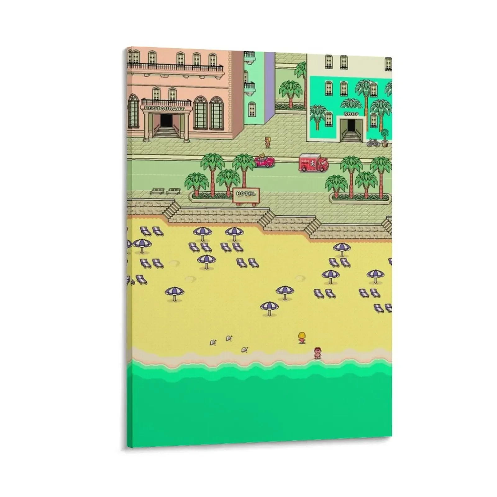 Earthbound Summers Map Canvas Painting anime poster Decorative picture house decorations
Earthbound Summers Map Canvas Painting anime poster Decorative picture house decorations