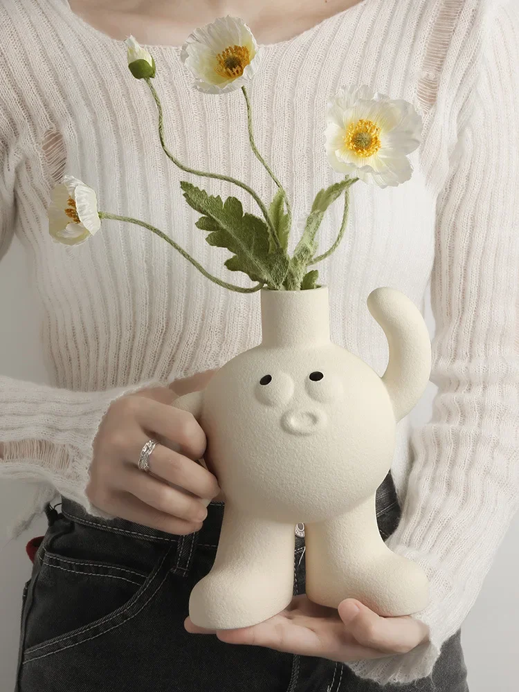 Nordic Ceramics Vase Home Decor Flower Vases Creative Decoration Home Accessories Cartoon Flowerpot Room Decoration Flowe Vase
Nordic Ceramics Vase Home Decor Flower Vases Creative Decoration Home Accessories Cartoon Flowerpot Room Decoration Flowe Vase