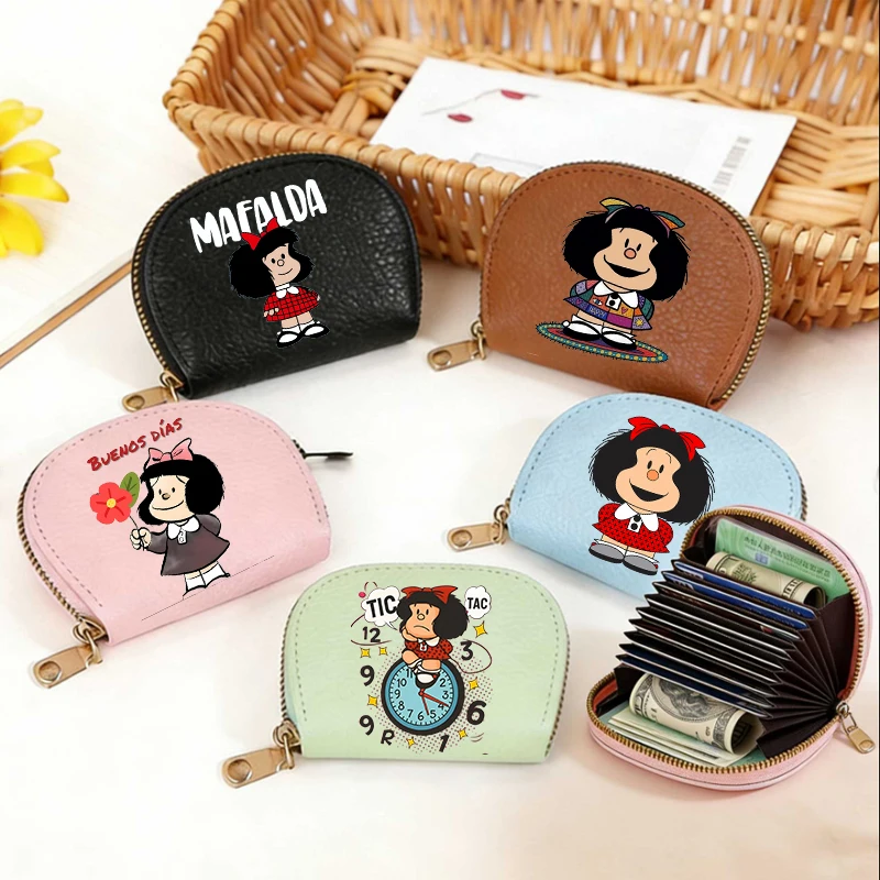 MAFALDA PU Wallets Cartoon Anime Figure Purse Large Capacity Fashion Multifunctional Card Bags Coin Tissue Storage Pouch Gifts
MAFALDA PU Wallets Cartoon Anime Figure Purse Large Capacity Fashion Multifunctional Card Bags Coin Tissue Storage Pouch Gifts