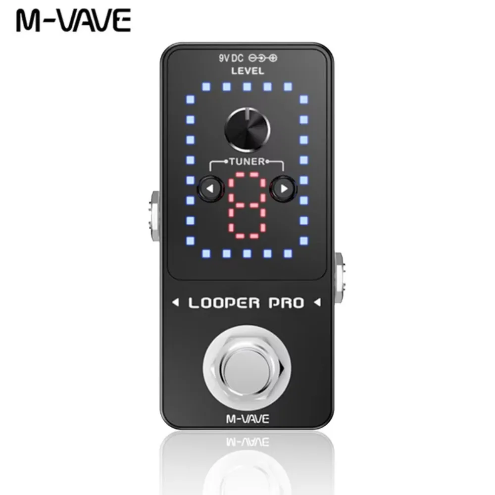 M-VAVE Looper Pro, педаль эффектов для электрогитары, 9 петель, 40 минут, электрический инструмент, универсальная педаль эффектов, аксессуары для гитары
M-VAVE Looper Pro, педаль эффектов для электрогитары, 9 петель, 40 минут, электрический инструмент, универсальная педаль эффектов, аксессуары для гитары