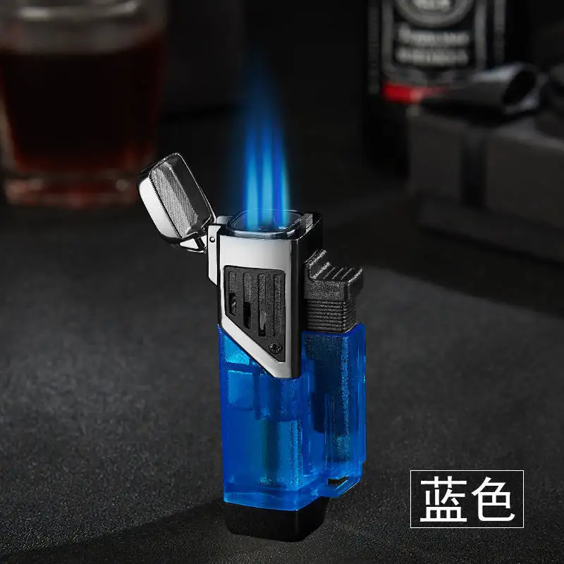 Outdoor Micro Jet Torch Lighter - 4 Jet Visible Gas Windproof Portable Cigarette Lighter torches lighters butane power lighter
Outdoor Micro Jet Torch Lighter - 4 Jet Visible Gas Windproof Portable Cigarette Lighter torches lighters butane power lighter