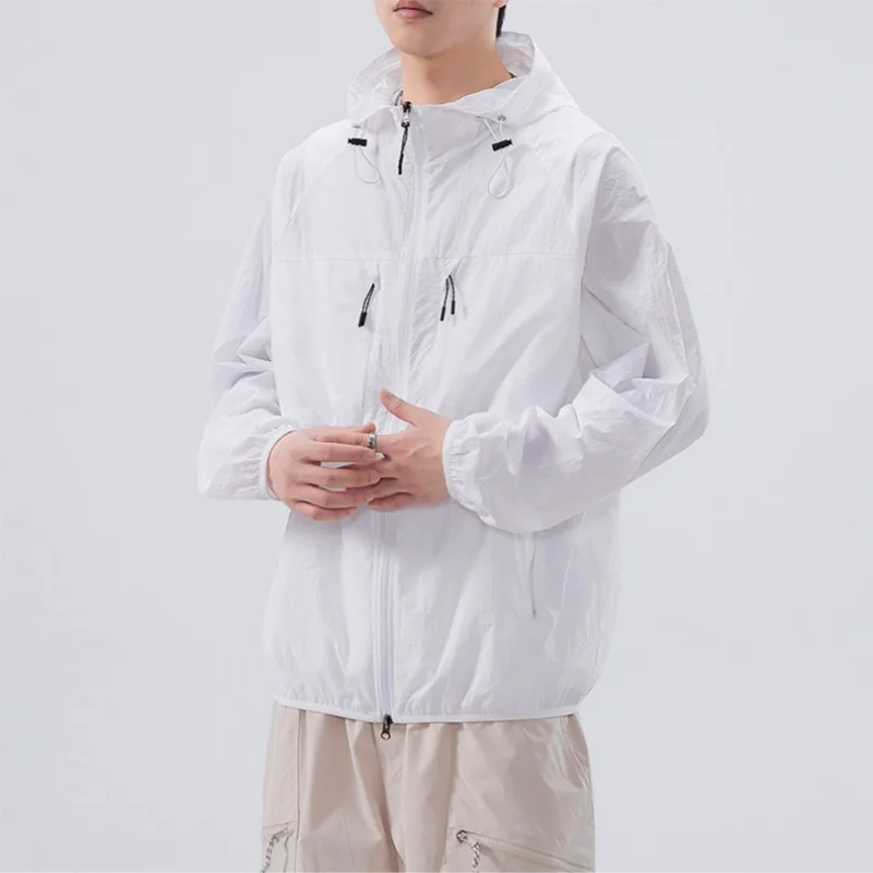 Summer Thin Outdoor Breathable Sunscreen Clothes Men and Women Loose Hooded UV Ice Silk Jacket Zipper Drawstring UPF50+
Summer Thin Outdoor Breathable Sunscreen Clothes Men and Women Loose Hooded UV Ice Silk Jacket Zipper Drawstring UPF50+