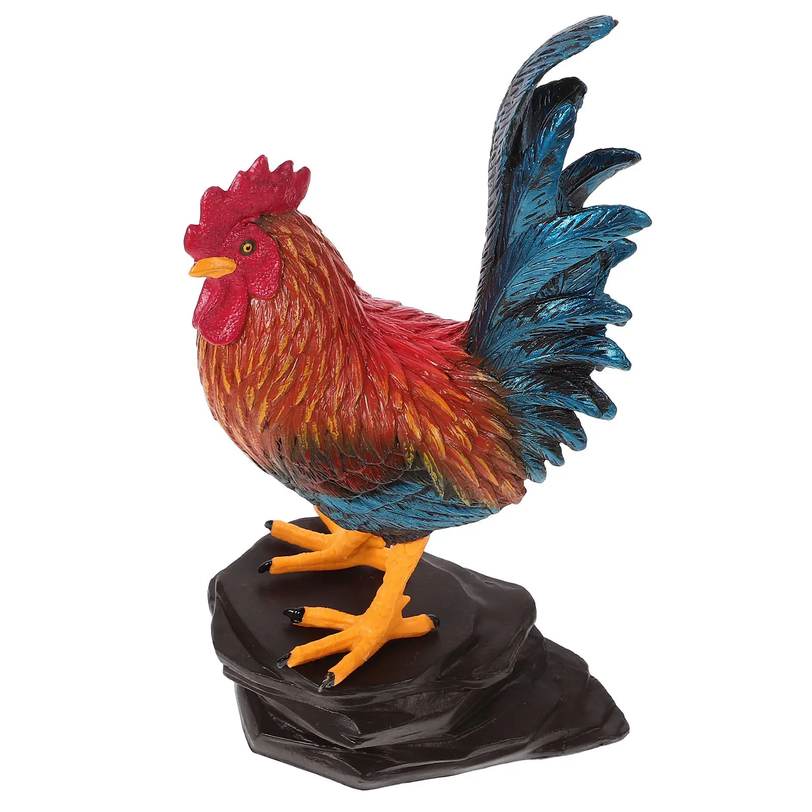 1Set Lifelike Rooster Statue Outdoor Garden Decor Plastic Rooster Ornament Realistic Farm Yard Lawn Lake Landscaping Decoration
1Set Lifelike Rooster Statue Outdoor Garden Decor Plastic Rooster Ornament Realistic Farm Yard Lawn Lake Landscaping Decoration