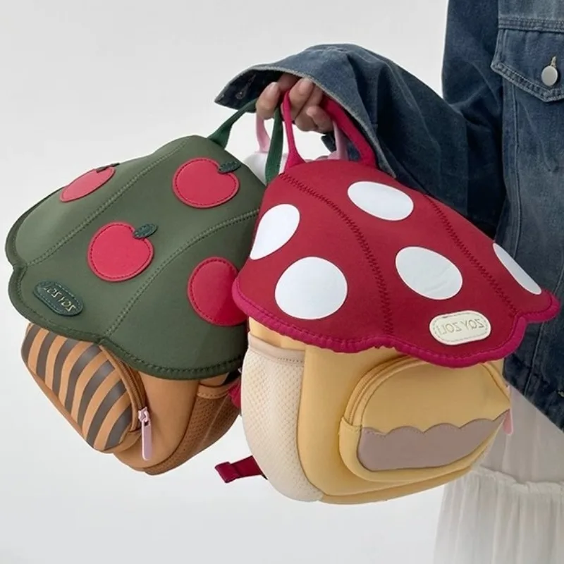 Mushroom-shaped Mini Nylon Student Backpack Cute and Stylish Cake-shaped Girls School Bag Portable Children's Shoulder Bags
Mushroom-shaped Mini Nylon Student Backpack Cute and Stylish Cake-shaped Girls School Bag Portable Children's Shoulder Bags