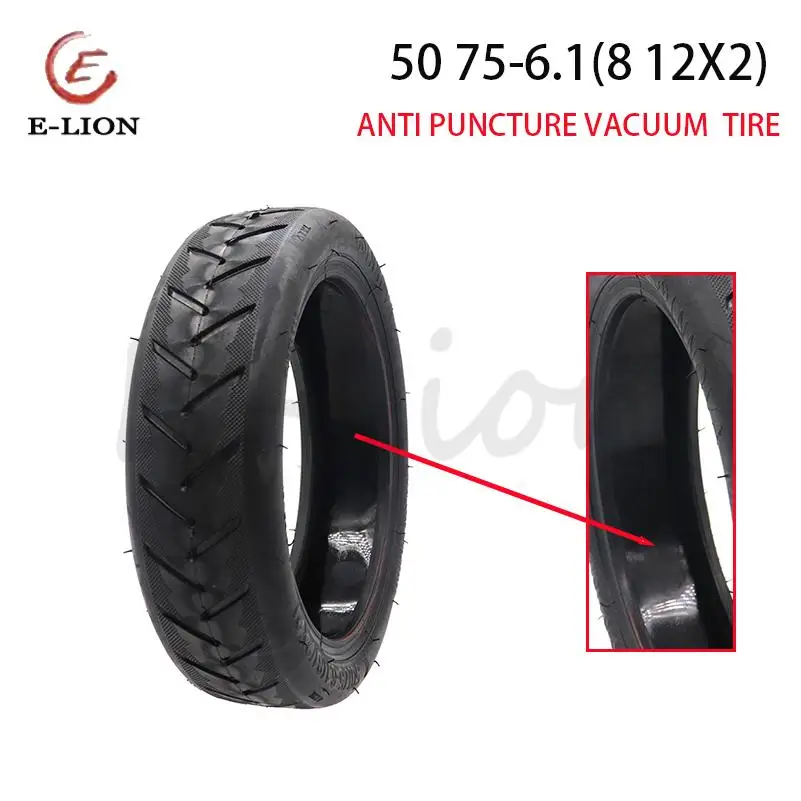 50 75-6.1 (8 12X2) Vacuum Tires or Self-Healing Tires Compatible 8.5-inch Replacement for Xiaomi Home M365 Electric Scooter
50 75-6.1 (8 12X2) Vacuum Tires or Self-Healing Tires Compatible 8.5-inch Replacement for Xiaomi Home M365 Electric Scooter