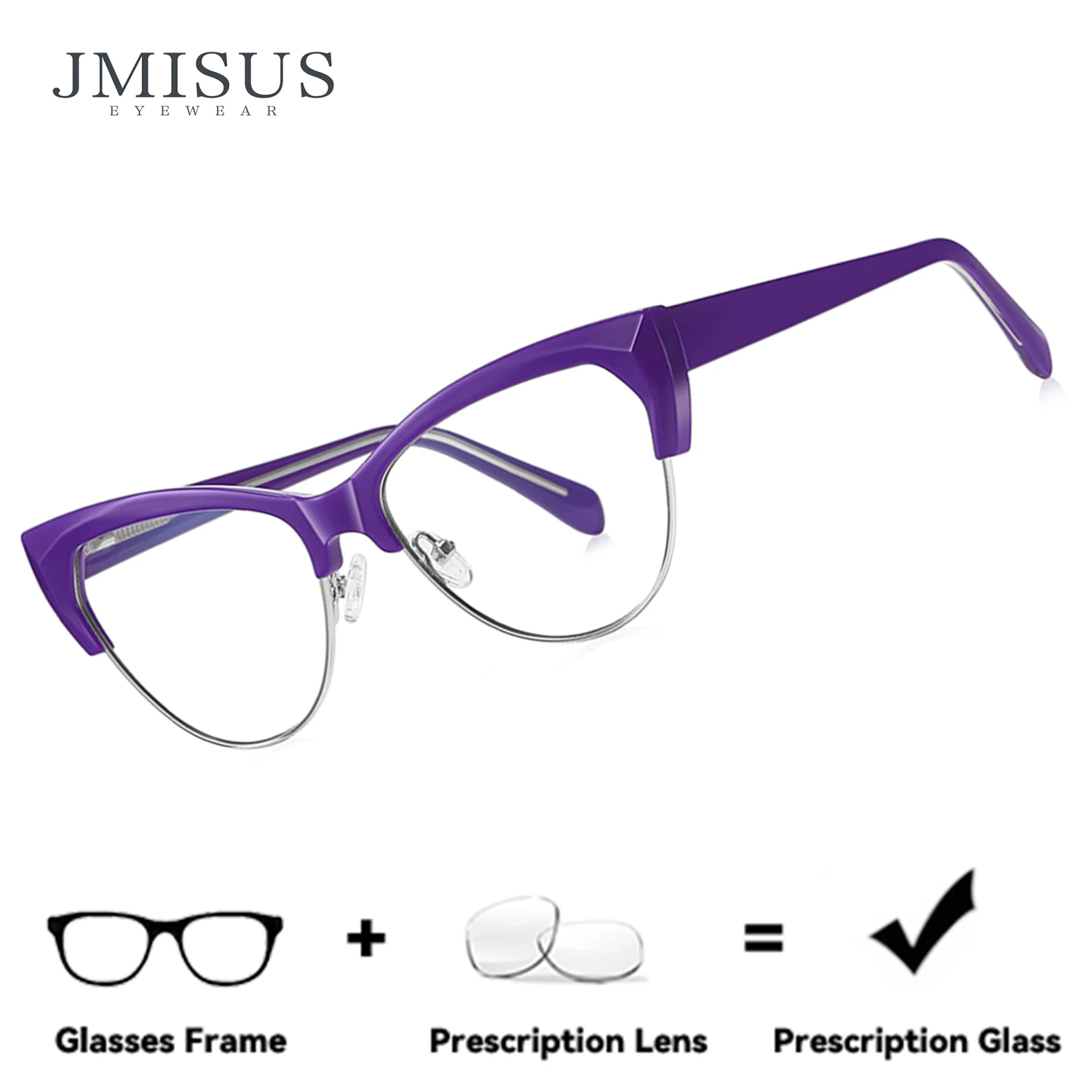 JMISUS Japanese Classic Round Prescription Eyeglasses High-quality Metal Cateye Photochromic Optical Glasses for Women
JMISUS Japanese Classic Round Prescription Eyeglasses High-quality Metal Cateye Photochromic Optical Glasses for Women