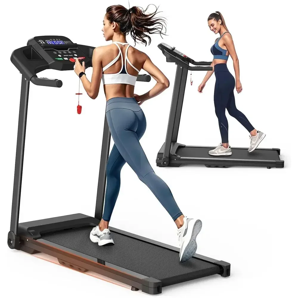 Quiet 2.5HP Motor Treadmill, 300 lbs Capacity, Compact, LED Display, Safety Key, Heart Rate, 0.5-7.5 MPH
Quiet 2.5HP Motor Treadmill, 300 lbs Capacity, Compact, LED Display, Safety Key, Heart Rate, 0.5-7.5 MPH